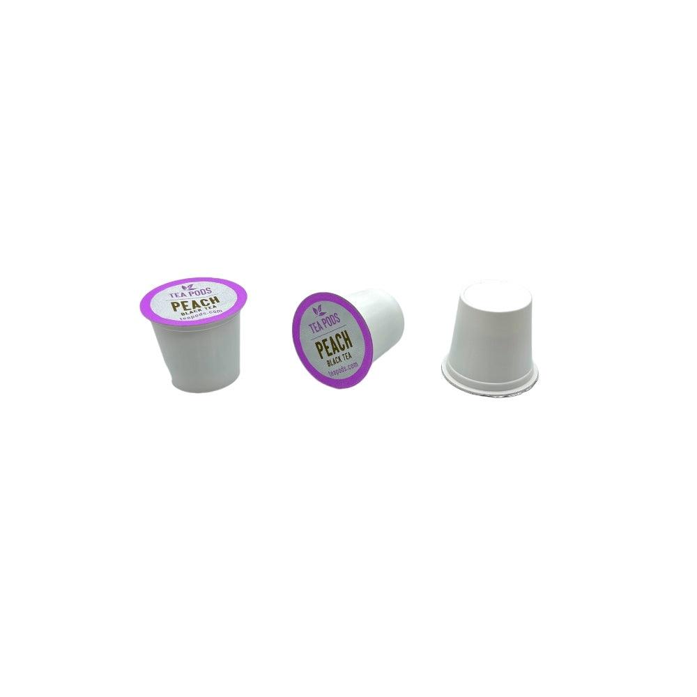 Peach black tea capsules K-Cup compatible