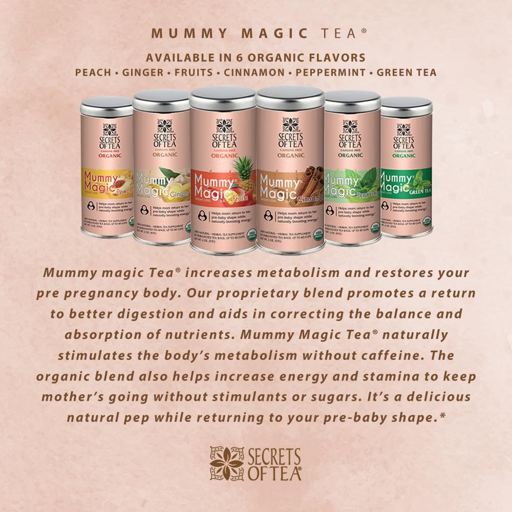 Mummy Magic Weight Loss Green Tea (with Moringa)- 40 Servings- USDA