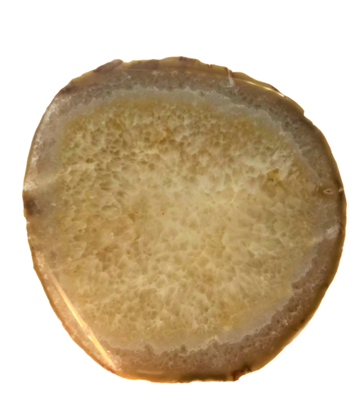 Agate Thick Decorative Platter with NATURAL Trim
