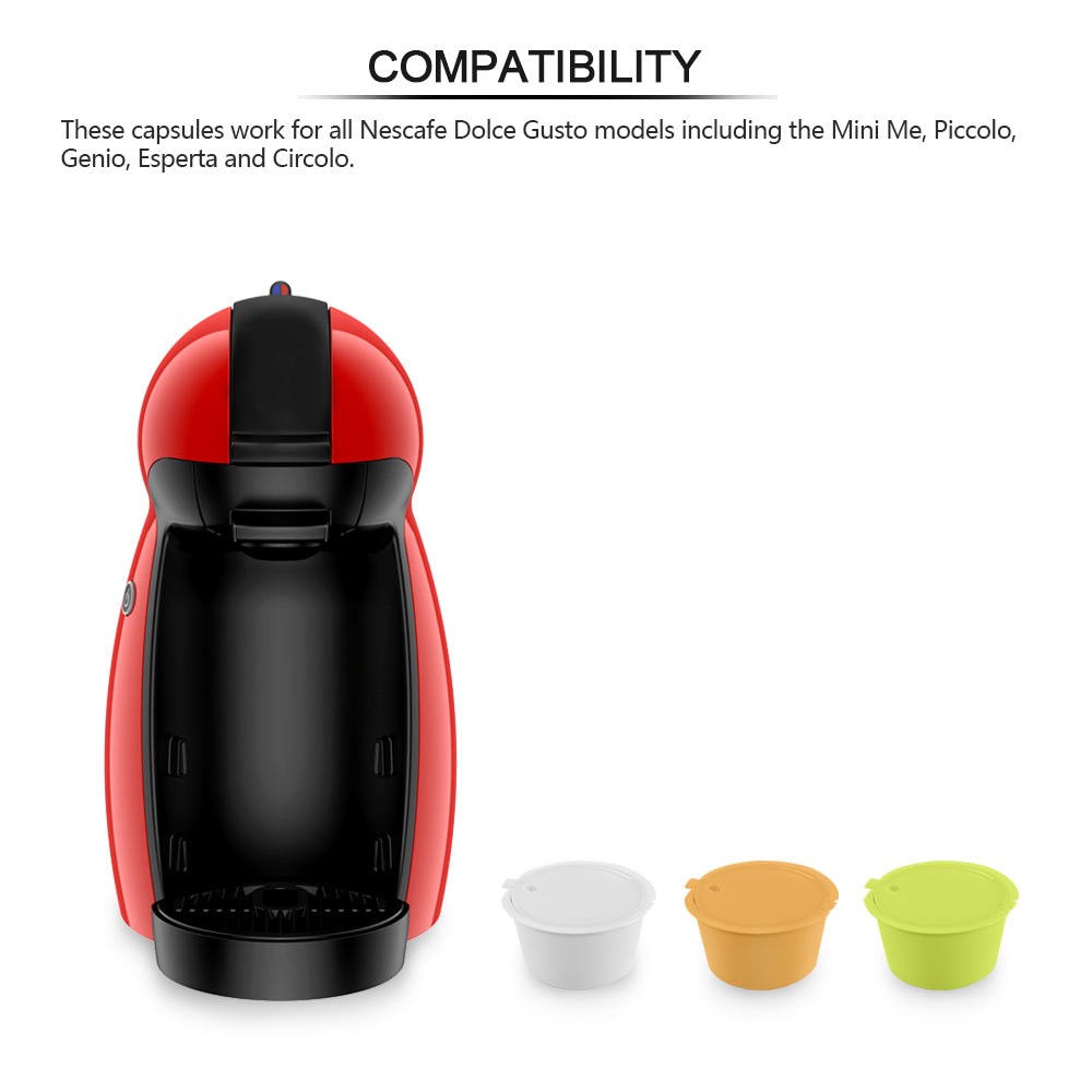 3pcs Refillable Dolce Gusto Capsules