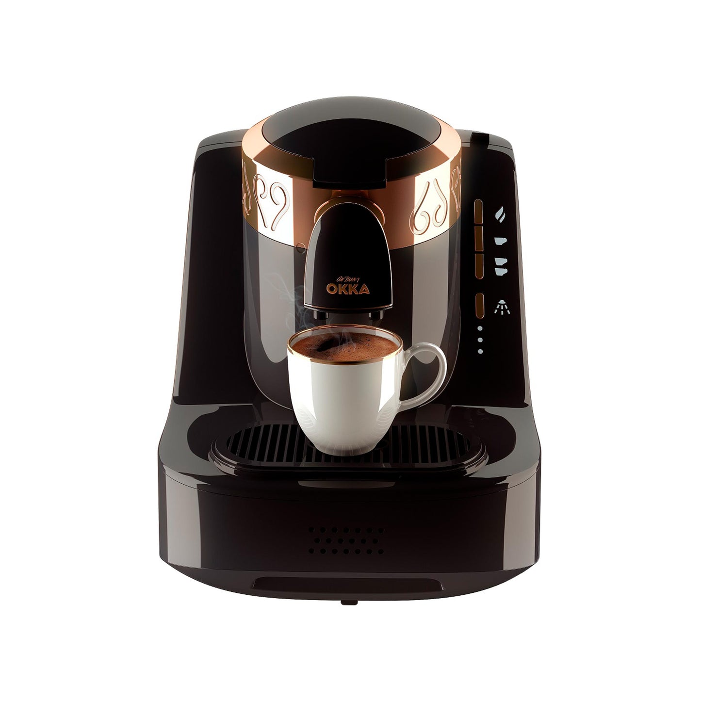 Arzum OK001B Okka Automatic Turkish Coffee Machine - Black/Copper