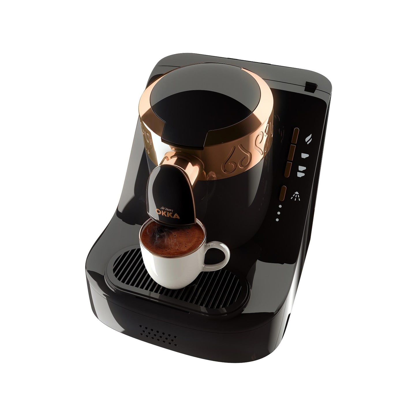 Arzum OK001B Okka Automatic Turkish Coffee Machine - Black/Copper