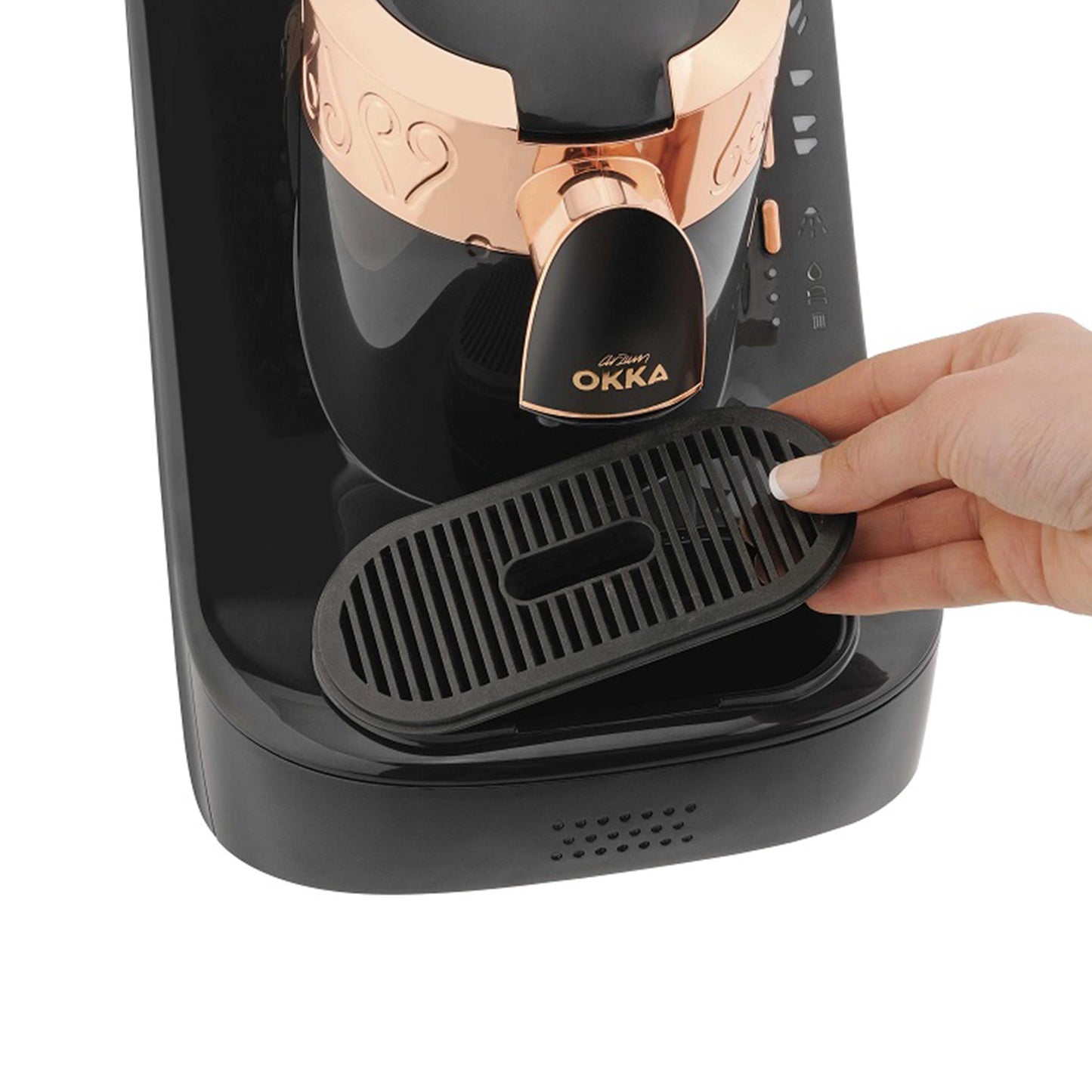 Arzum OK001B Okka Automatic Turkish Coffee Machine - Black/Copper
