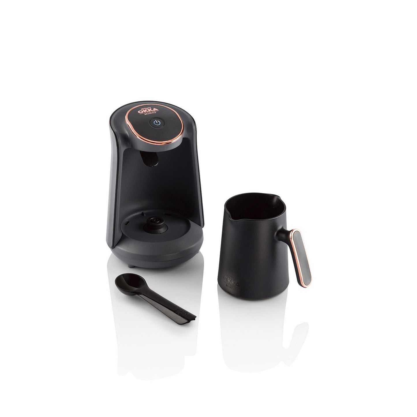 Arzum OK004 Okka Minio Turkish Coffee Machine, Black/Copper