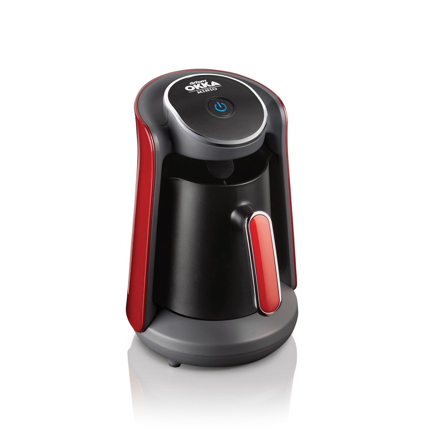 Arzum OK004-N Okka Minio Turkish Coffee Machine, Red/Chrome
