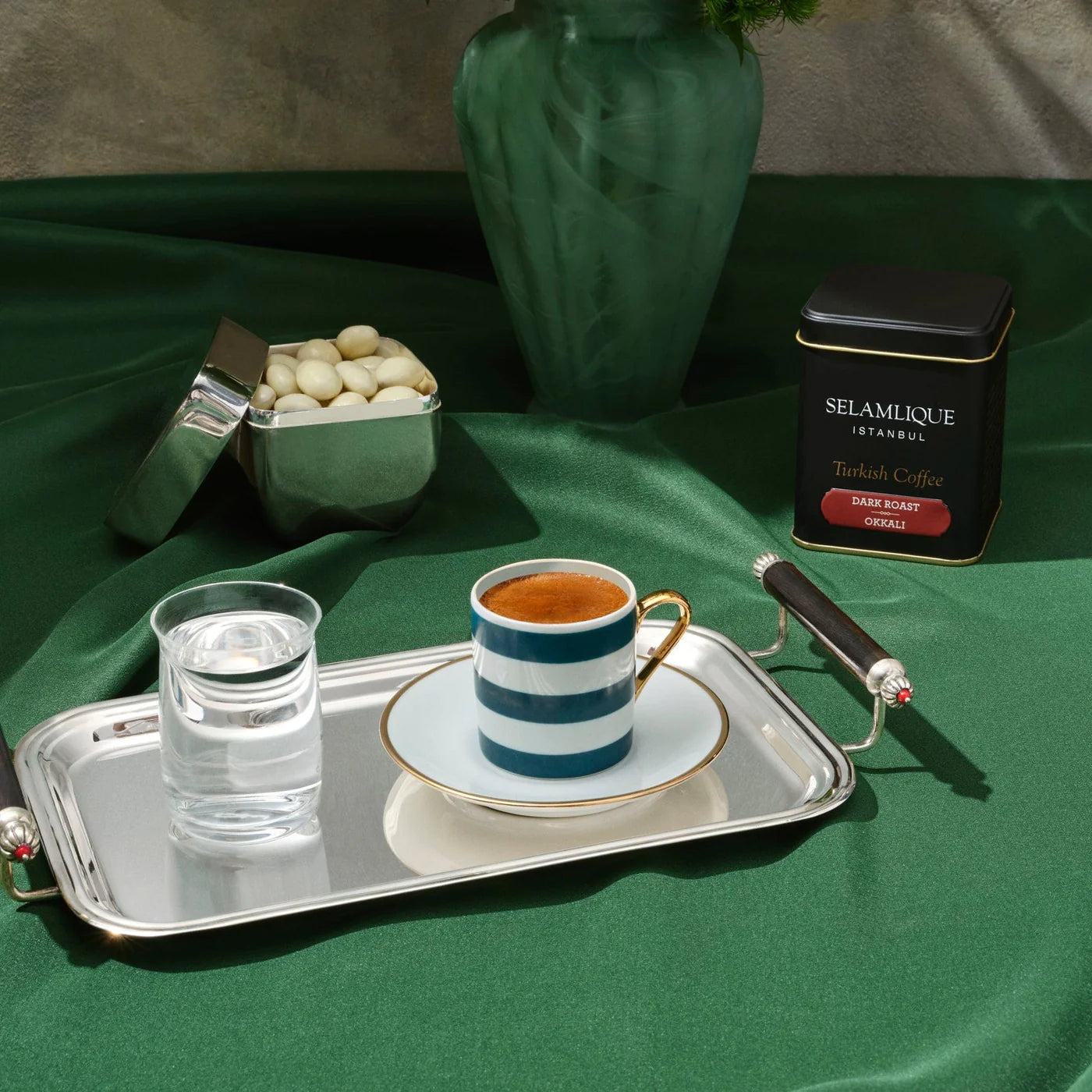 Selamlique Dark Roasted Ground Turkish Coffee – 125g Box