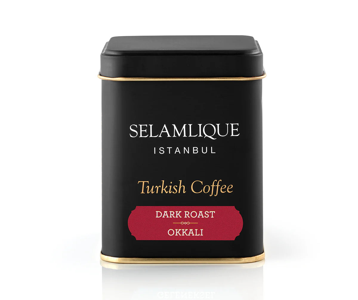 Selamlique Dark Roasted Ground Turkish Coffee – 125g Box