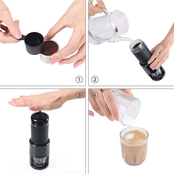 STARESSO Coffee Maker Red Dot Award Winner Portable Espresso