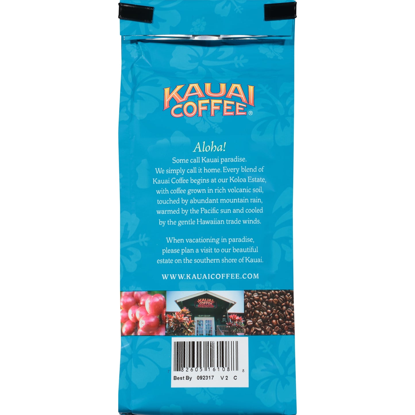 Kauai Ground Coffee, Coconut Caramel Crunch, Medium Roast, 10 Oz Package