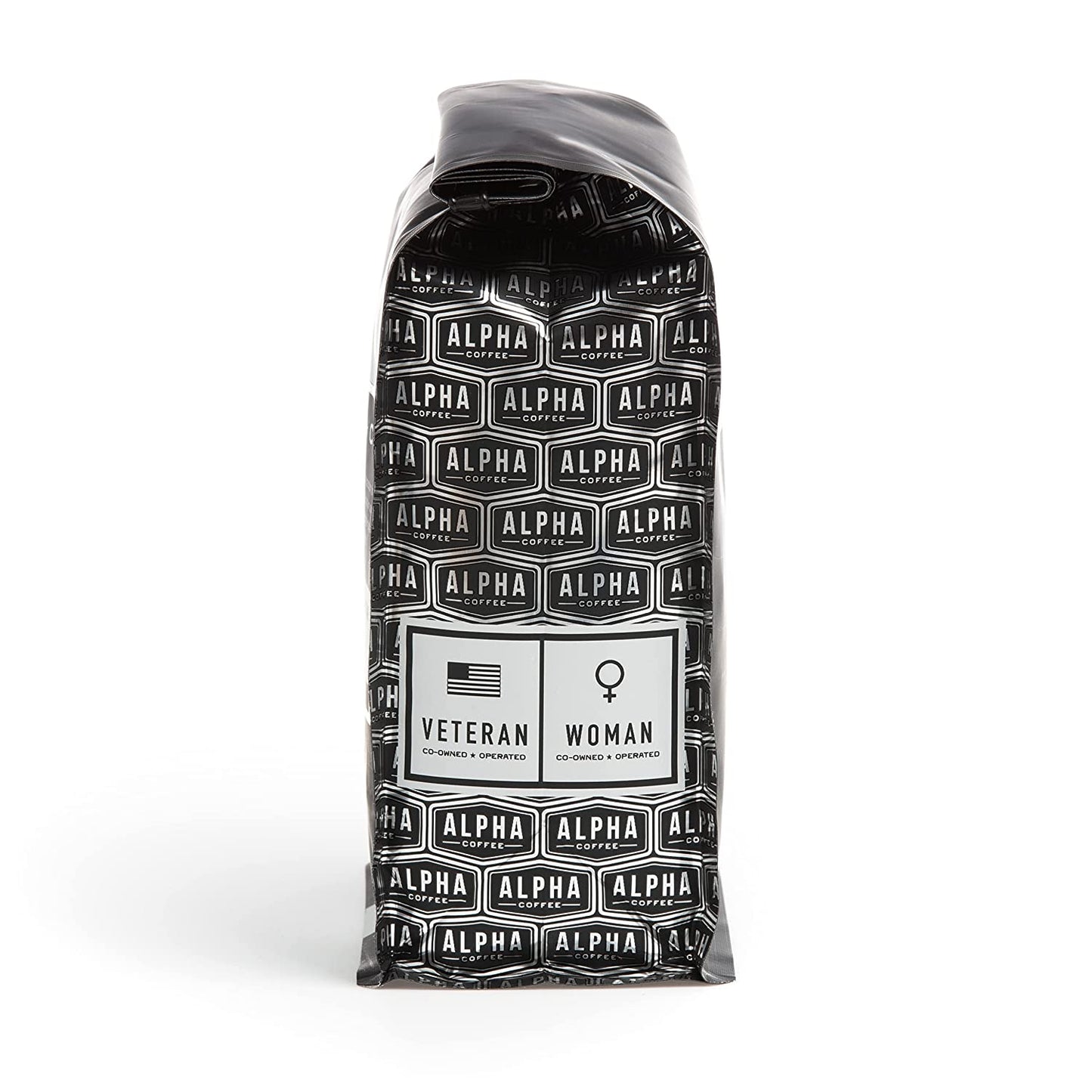 – Double Barrel Black - 16 Oz. Premium Gourmet Craft Dark/French Roast Drip Grind Coffee | Veteran Owned - Specialty Small Batch Roasted Coffee | 100% Arabica Beans (Midnight Blend)