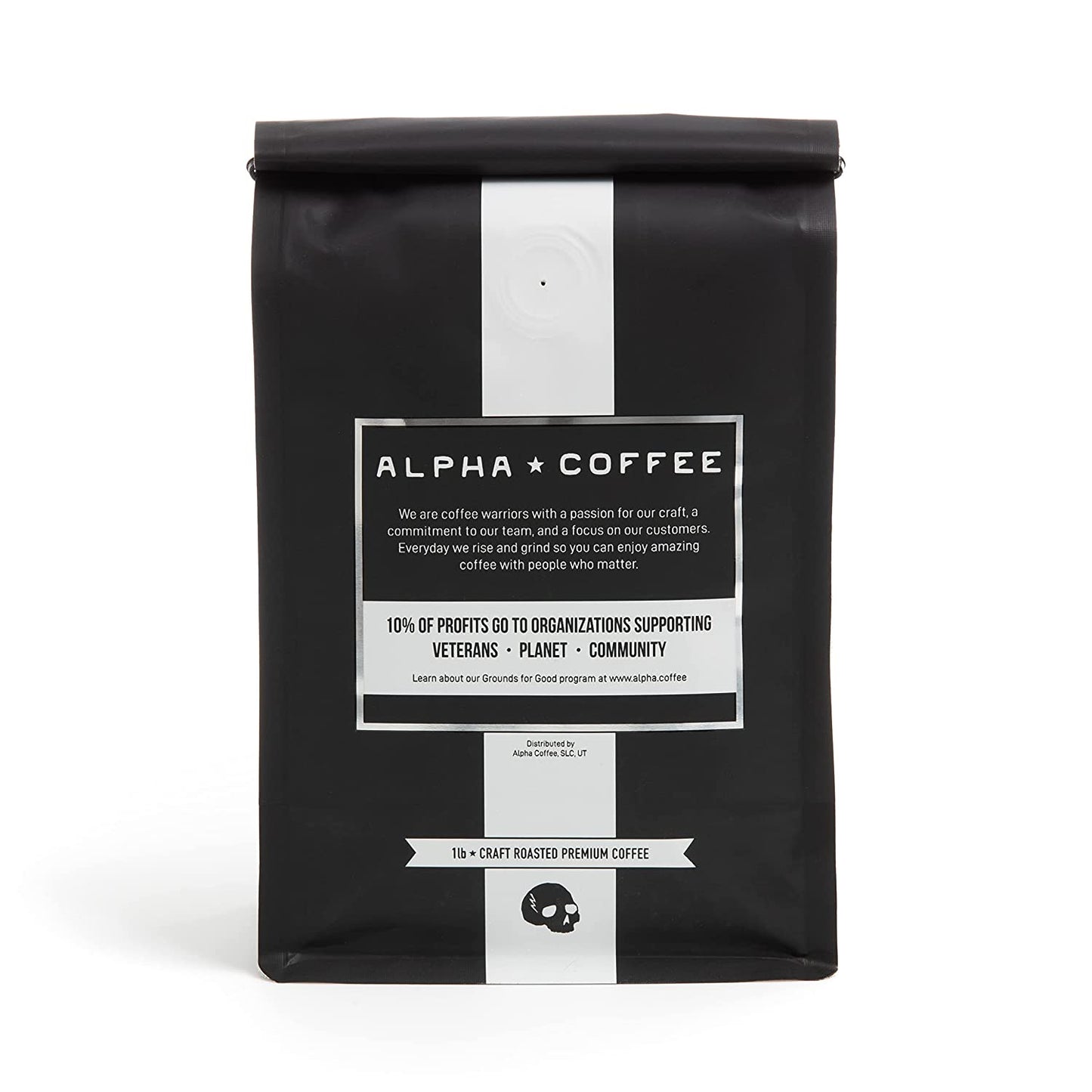 – Double Barrel Black - 16 Oz. Premium Gourmet Craft Dark/French Roast Drip Grind Coffee | Veteran Owned - Specialty Small Batch Roasted Coffee | 100% Arabica Beans (Midnight Blend)