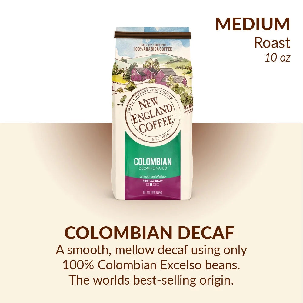 Colombian Decaf Ground Coffee, 10 Oz