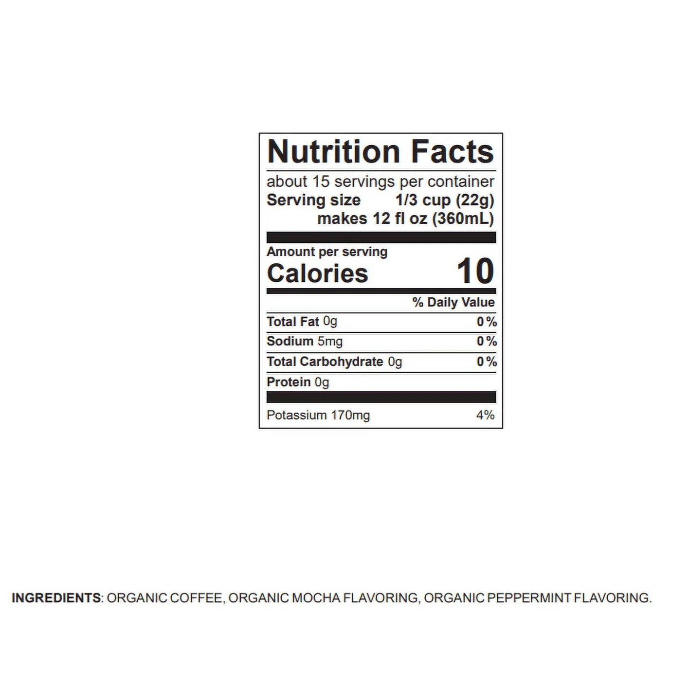 Clever Cardinal Peppermint Mocha Ground Coffee, 12 Oz Bag