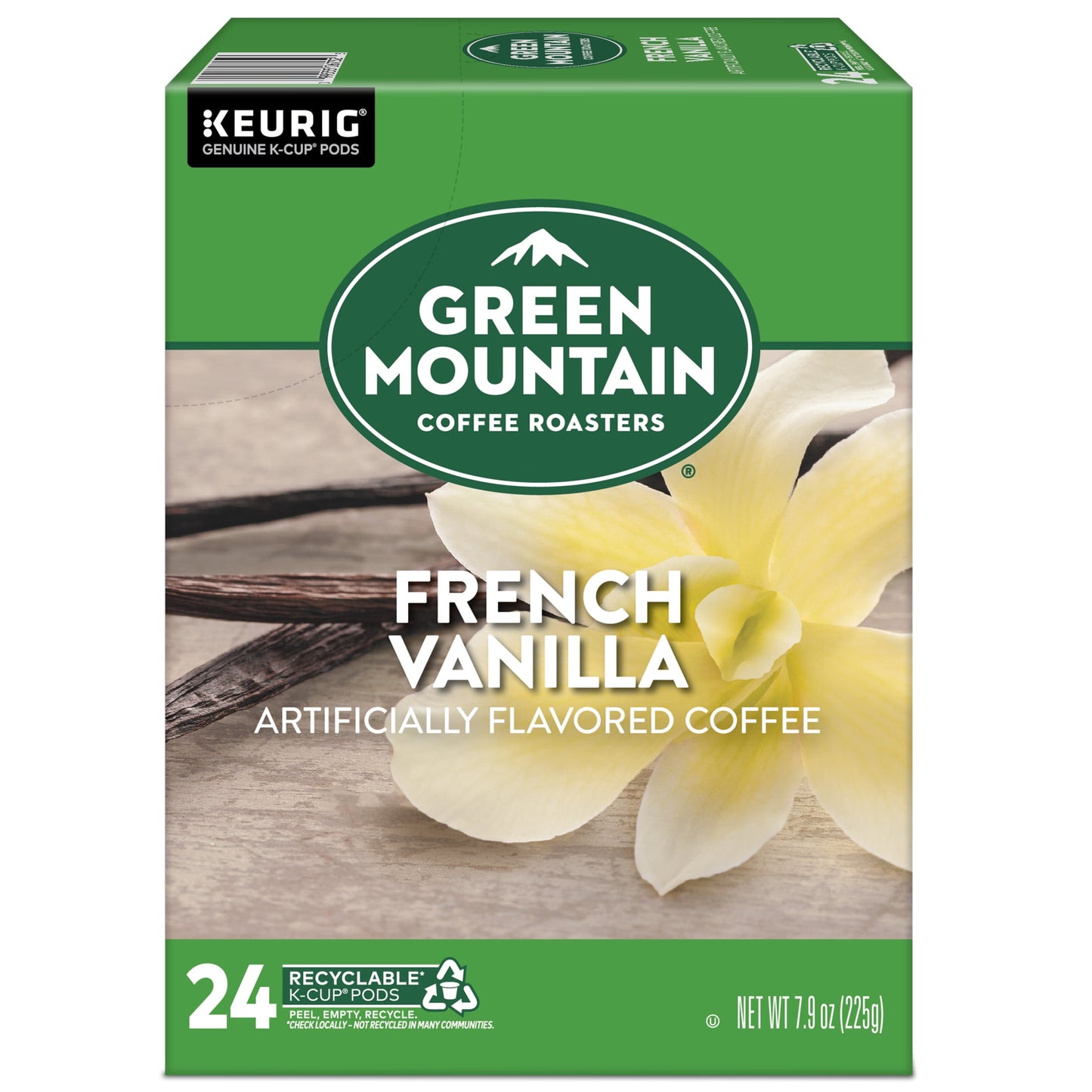 , French Vanilla Light Roast K-Cup Coffee Pods, 24 Count