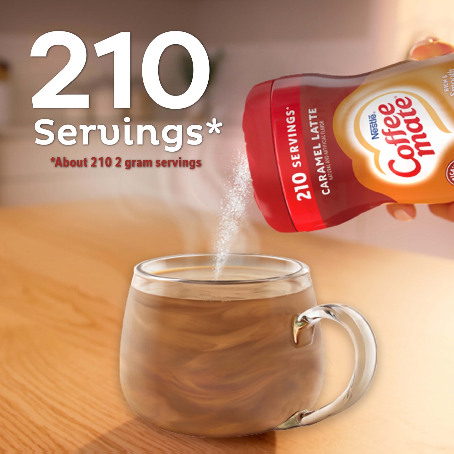 Nestle Caramel Latte Coffee Creamer, 15 Oz