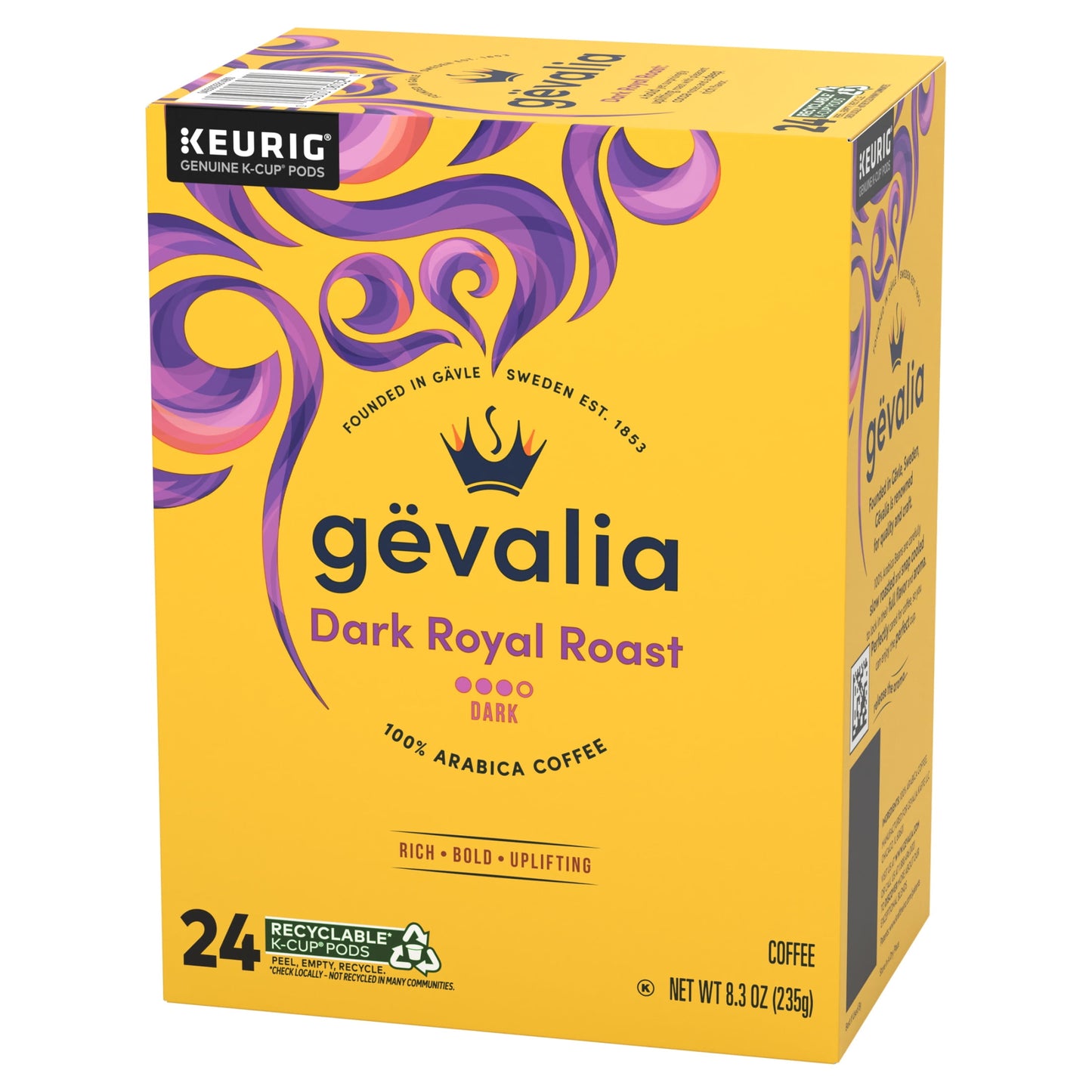 Dark Royal Roast Coffee K-Cup Coffee Pods, 24 Ct Box