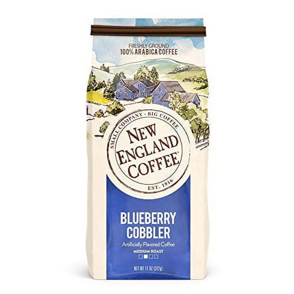 Blueberry Cobbler, Medium Roast, Ground Coffee, 11 Oz