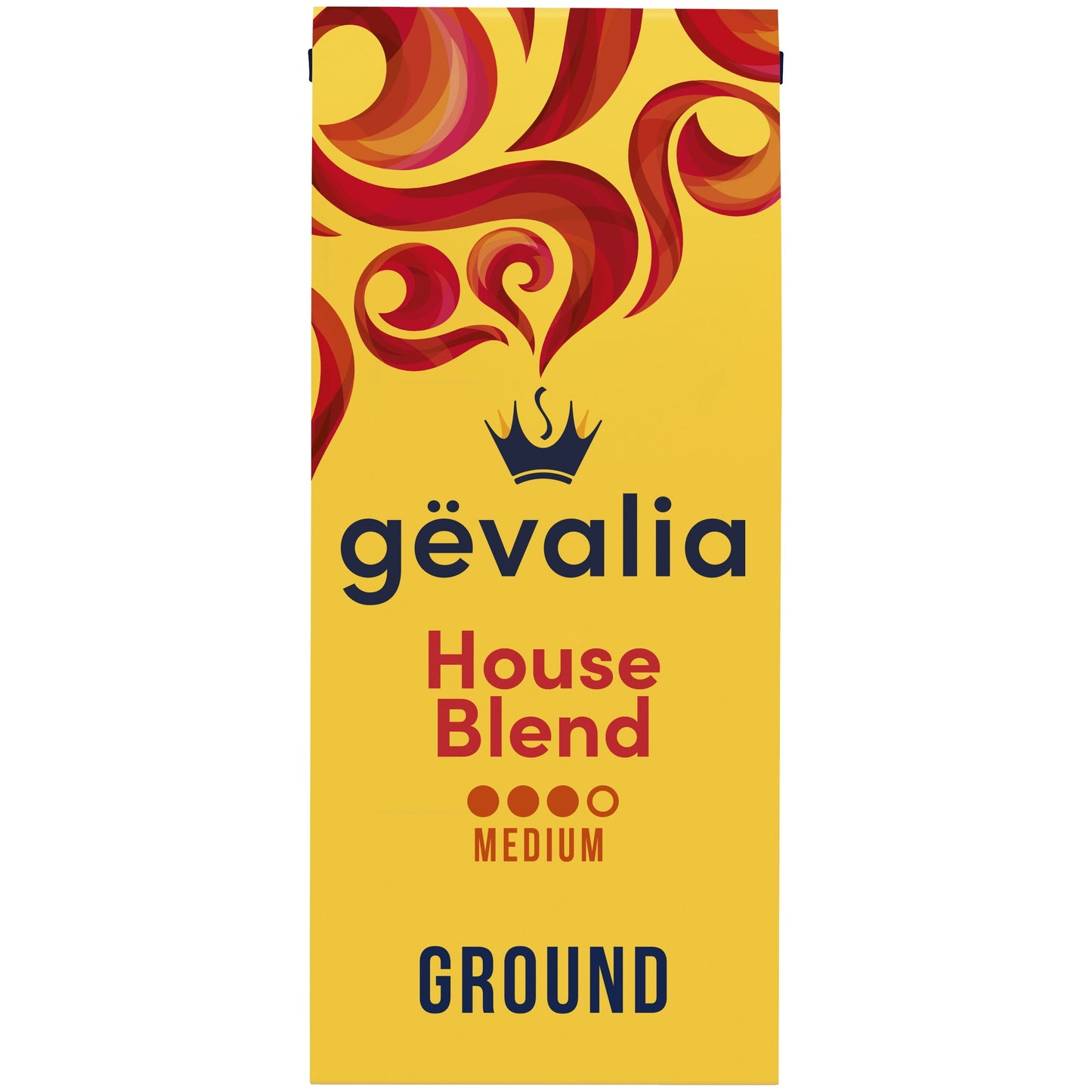 (2 Pack) House Blend Ground Coffee, Caffeinated, 12 Oz Bag