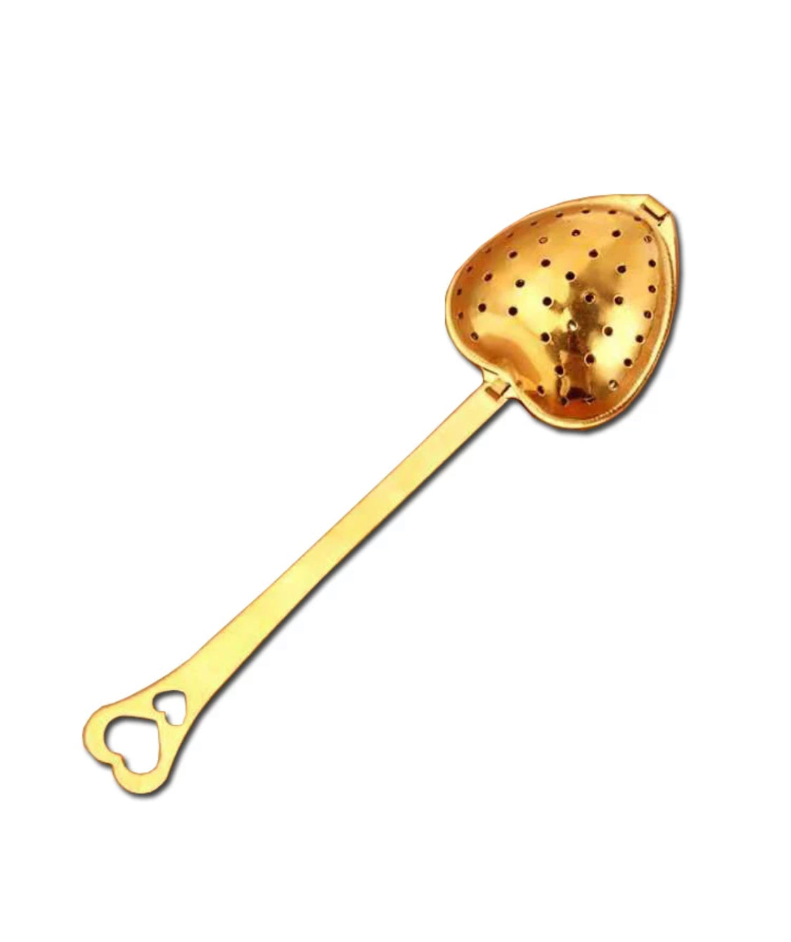 Heart Shaped Loose Leaf Tea Infuser Silver or Gold
