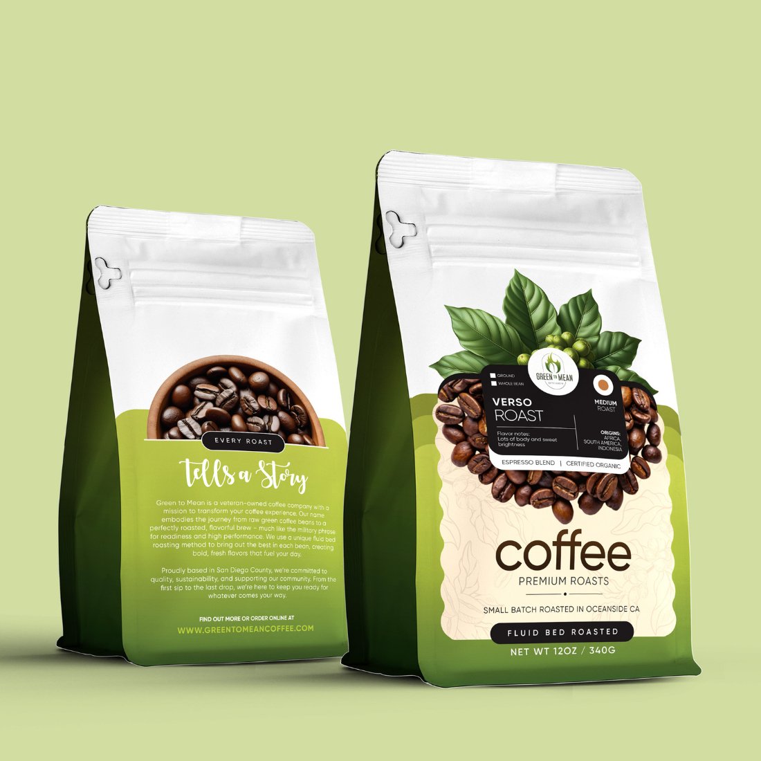 Verso Roast by Green To Mean Coffee