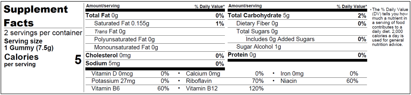 Sugar Free Mocca Shots Gummies with Caffeine 12-Pack Strawberry