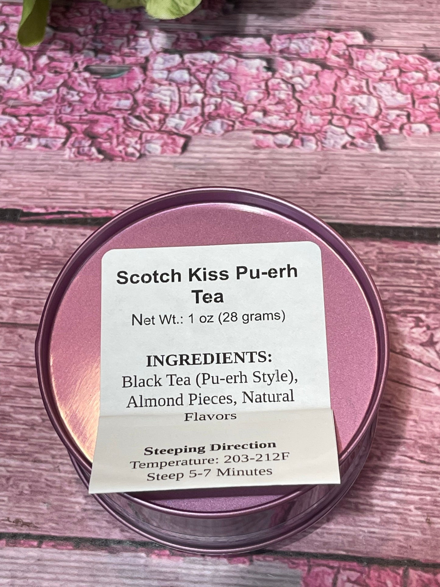 Scotch Kiss Pu-erh Tea Loose Leaf