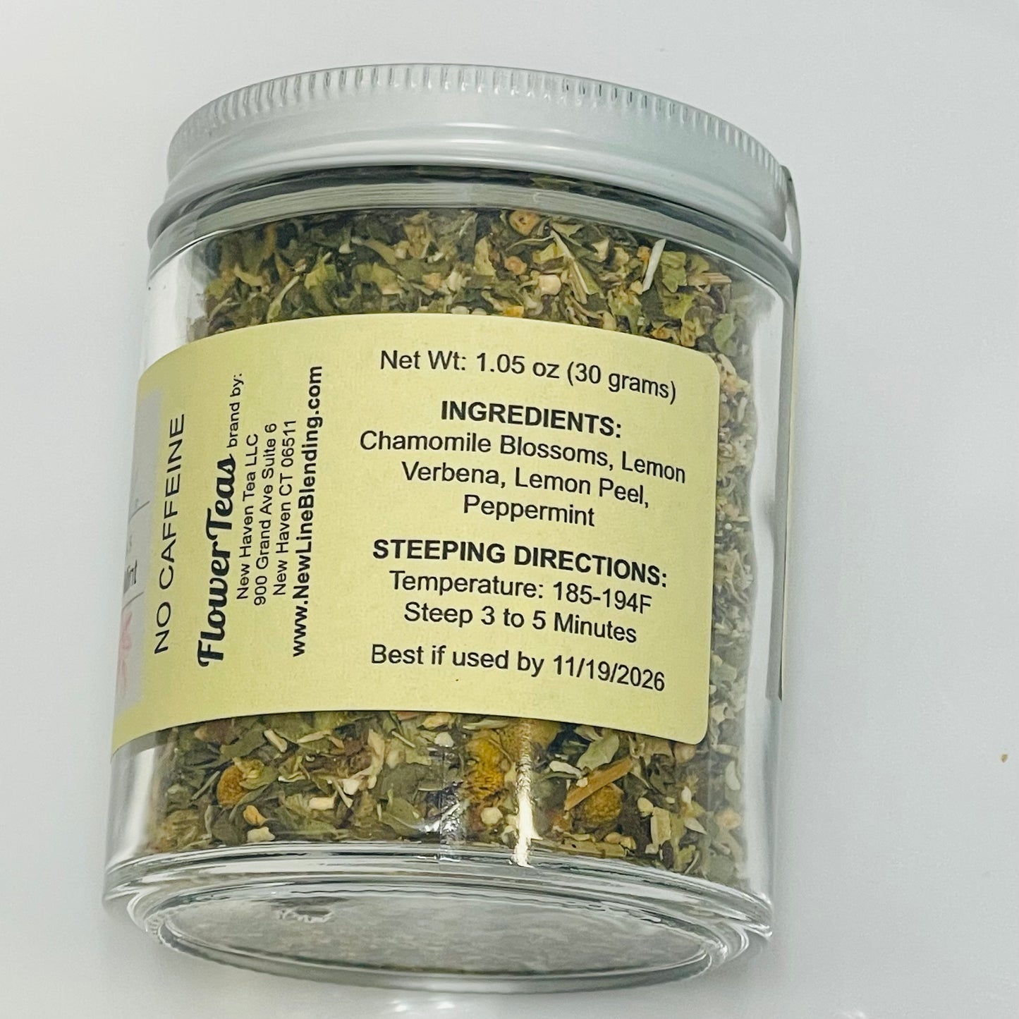 Chamomile Lemon Mint Loose Leaf Tea in Jar