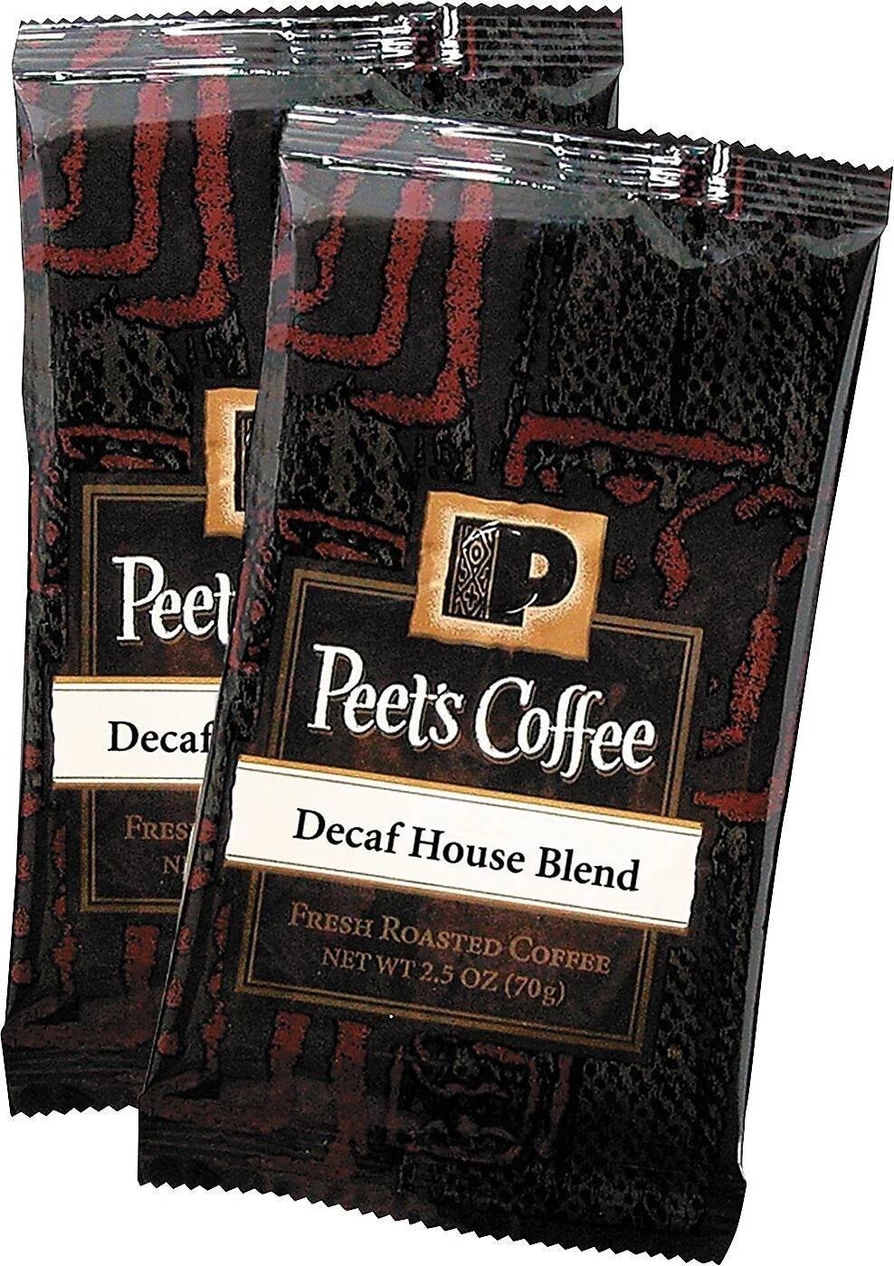 & Tea Coffee Portion Packs, House Blend, Decaf, 2.5 Oz, 18/Box