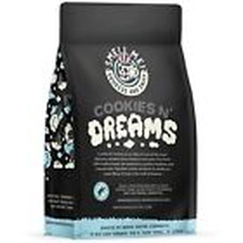 Bones Coffee Company Cookies 'N Dreams Ground Coffee Beans Cookie & Creams 12 Oz