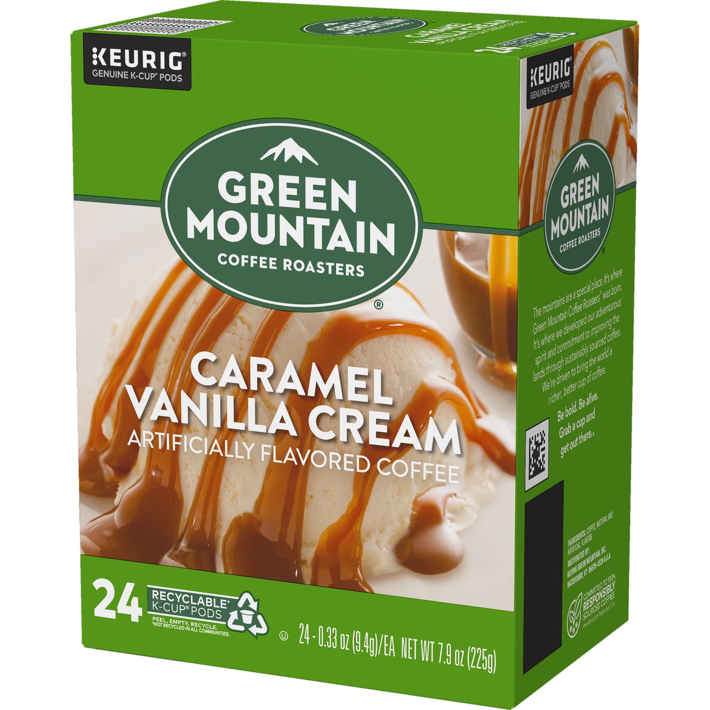 , Caramel Vanilla Cream Light Roast K-Cup Coffee Pods, 24 Count