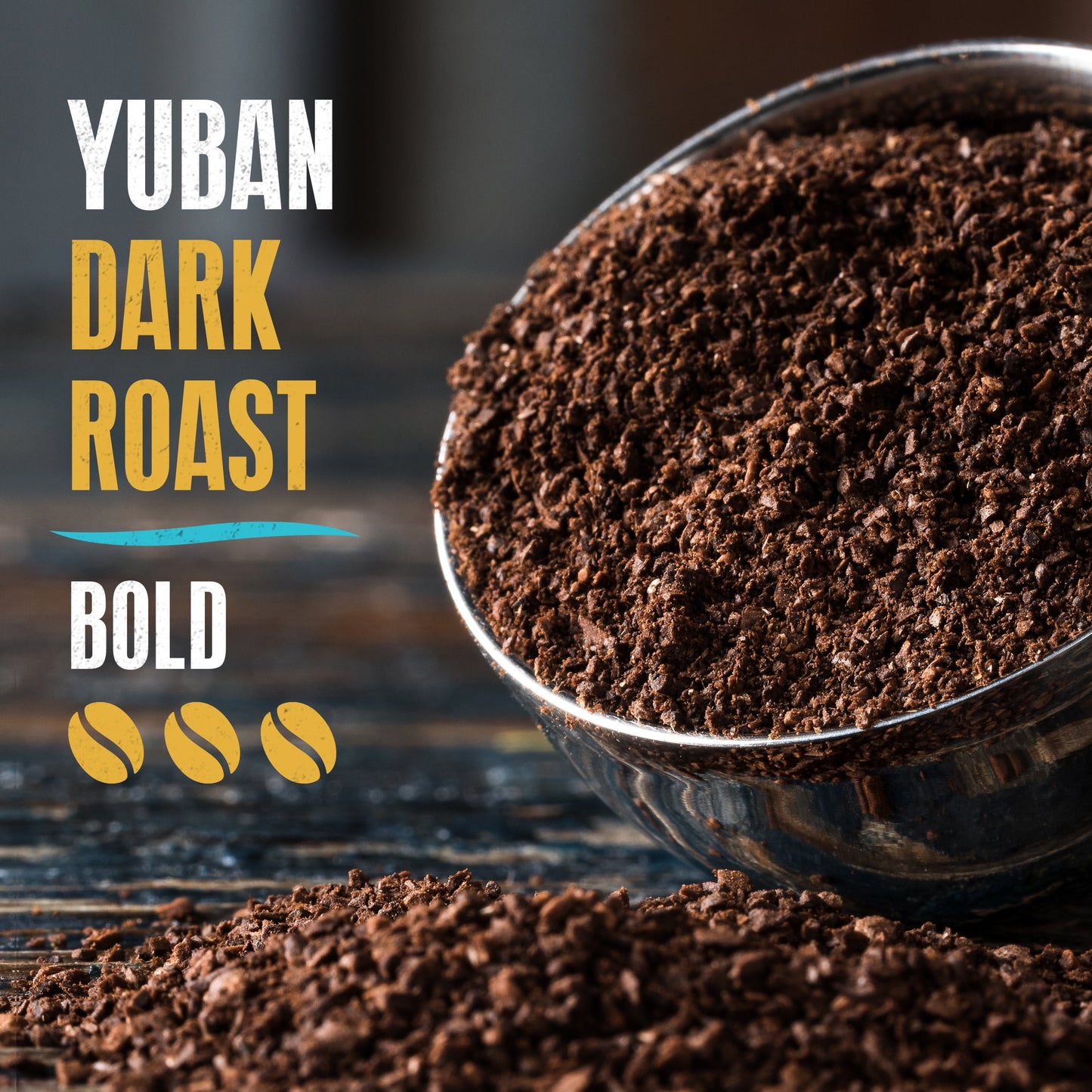 Dark Roast Bold Ground Coffee, 25.3 Oz Canister