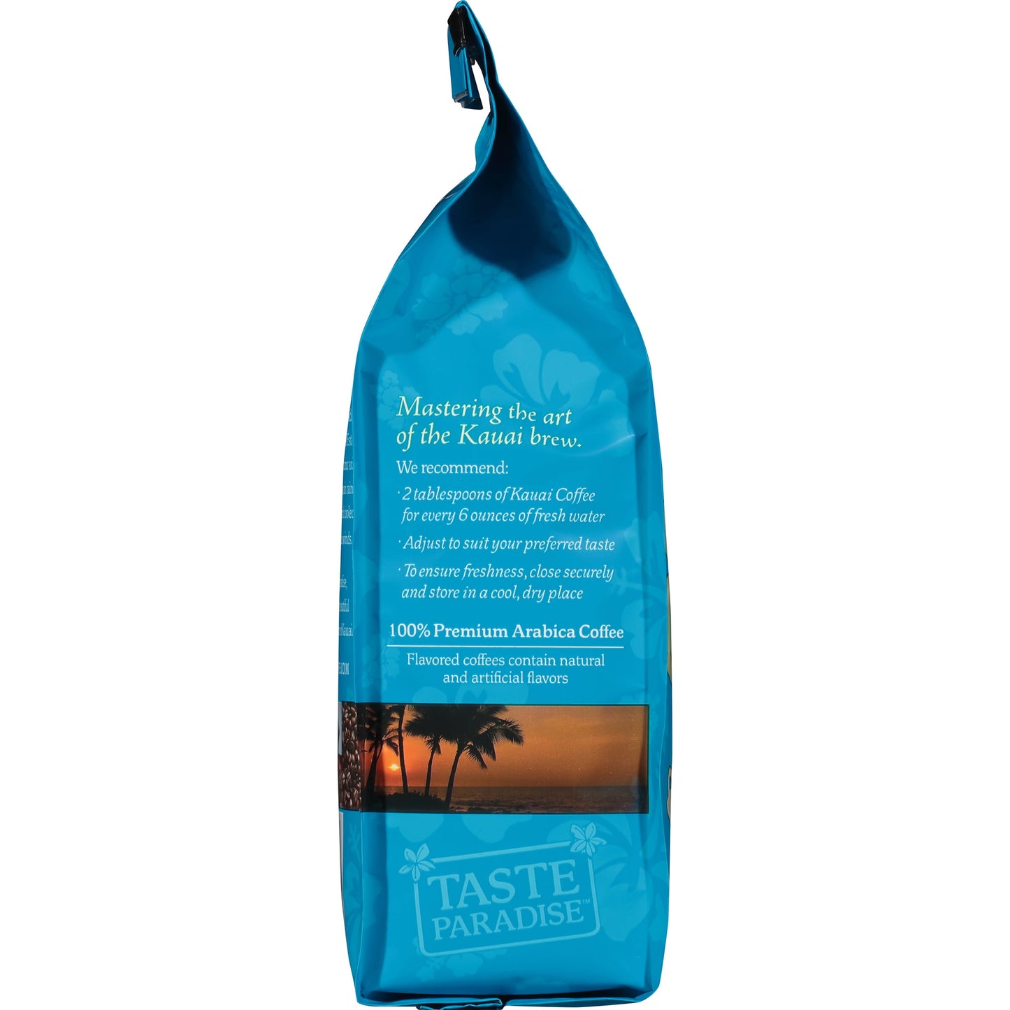Kauai Ground Coffee, Coconut Caramel Crunch, Medium Roast, 10 Oz Package
