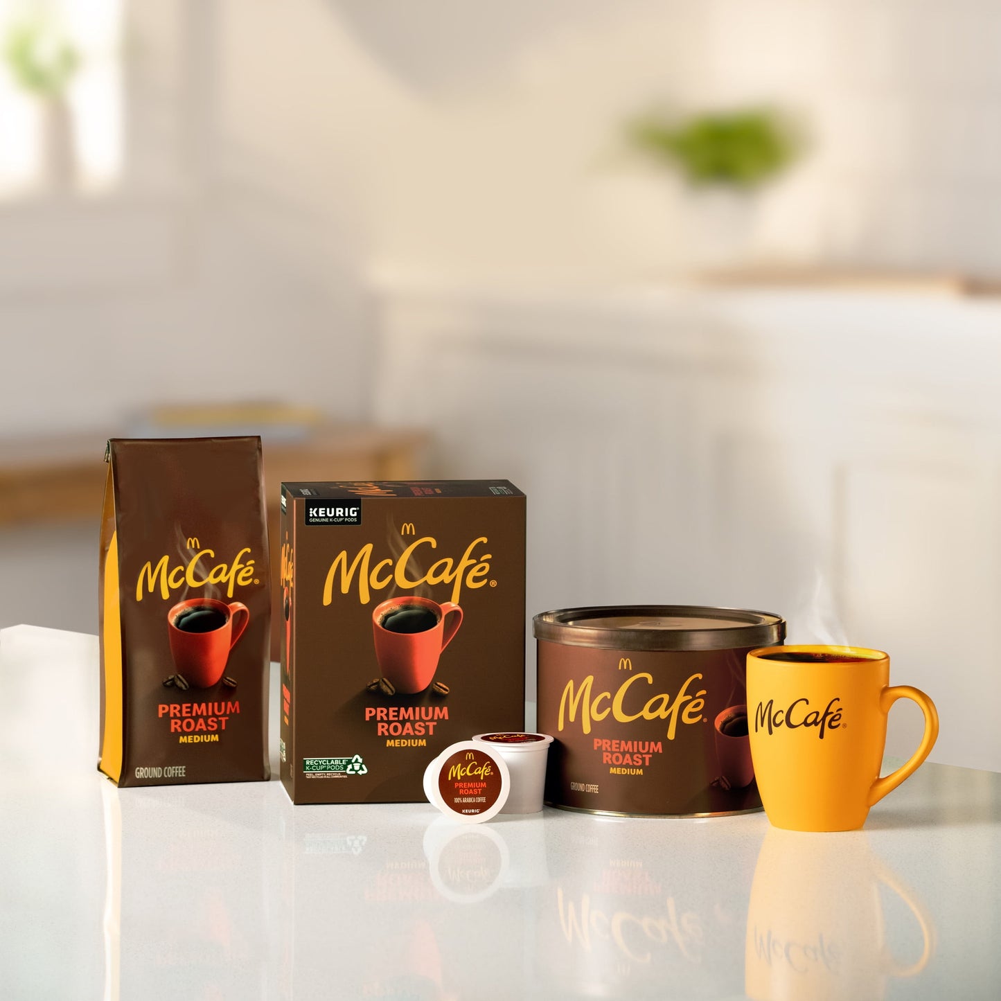 (3 Pack) Mccafe Premium Roast, Medium Roast, Ground Coffee, 30 Oz