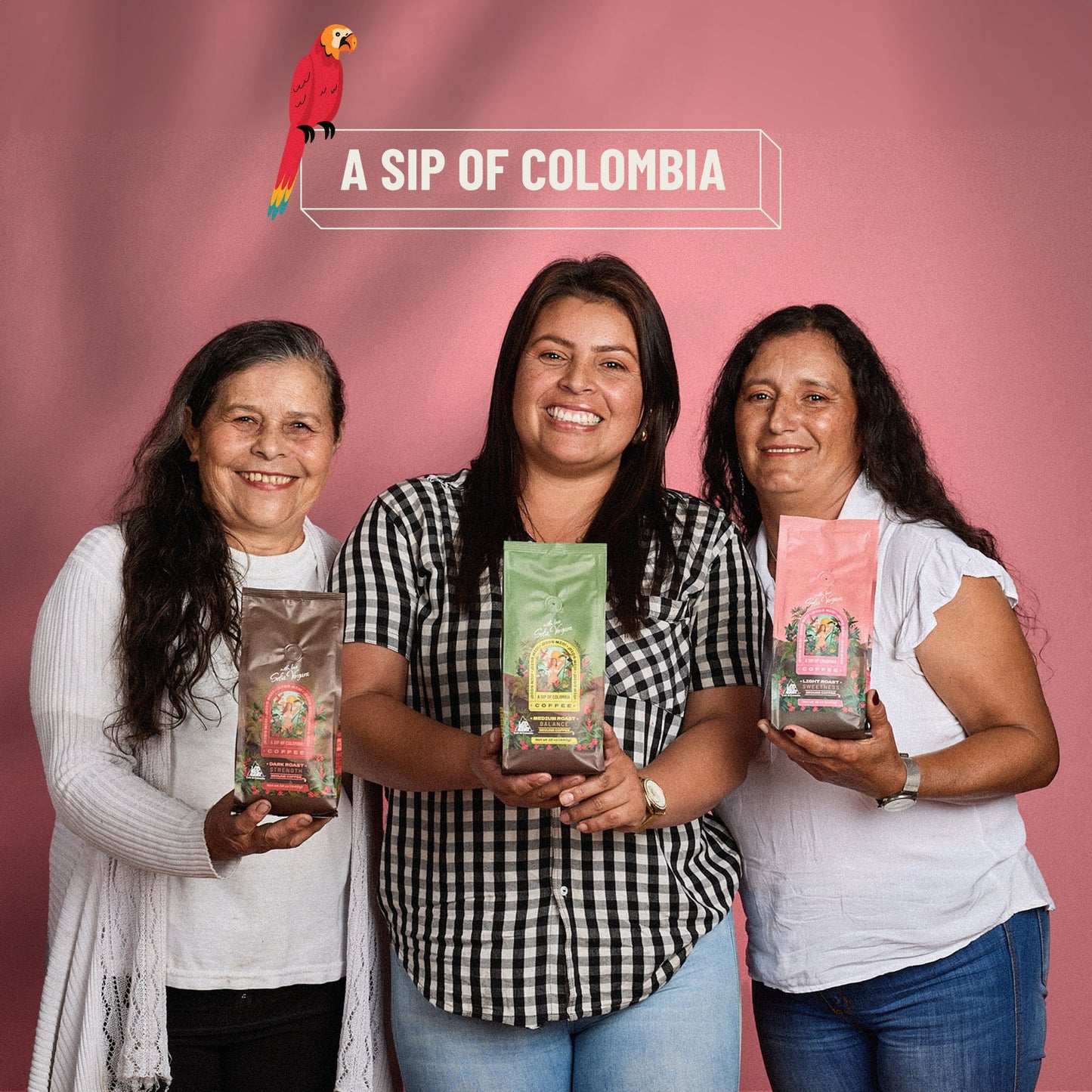 Coffee by Sofia Vergara, Premium Ground Colombian Coffee, Medium Roast , 12Oz (Pack of 2)