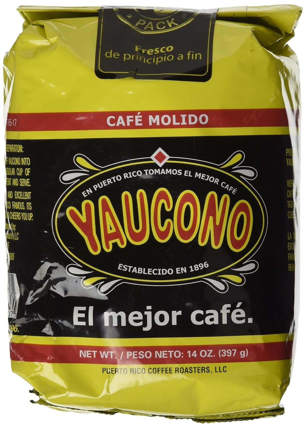 Ground Coffee Bagged, Arabica Medium Roast, 14 Ounce (Pack of 1)