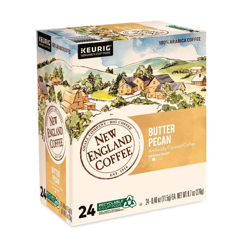 Butter Pecan K-Cup Coffee Pods, Medium Roast, 24 Count