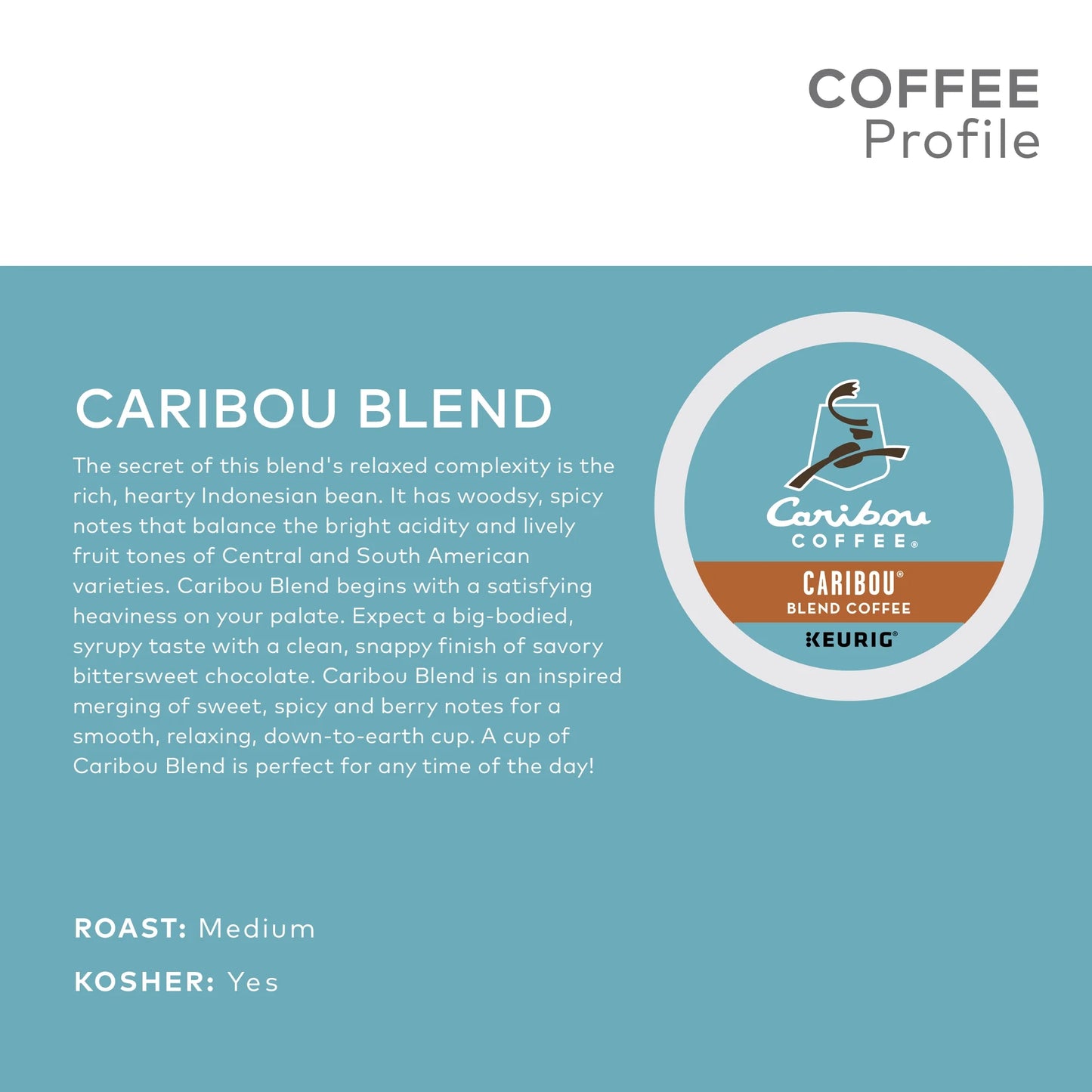 Coffee, Blend Medium Roast K-Cup Coffee Pods, 24 Count