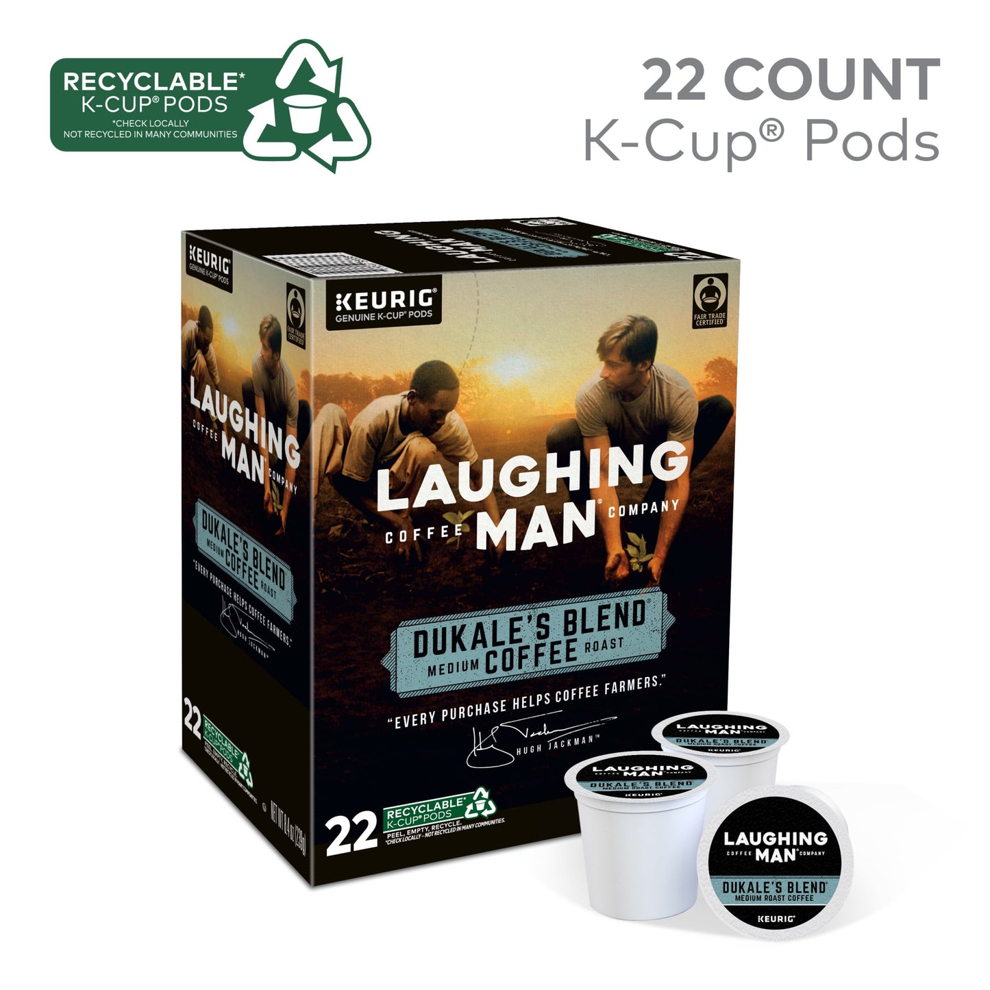 Dukale'S Blend Coffee, K-Cup Pod, Medium Roast, 22Ct