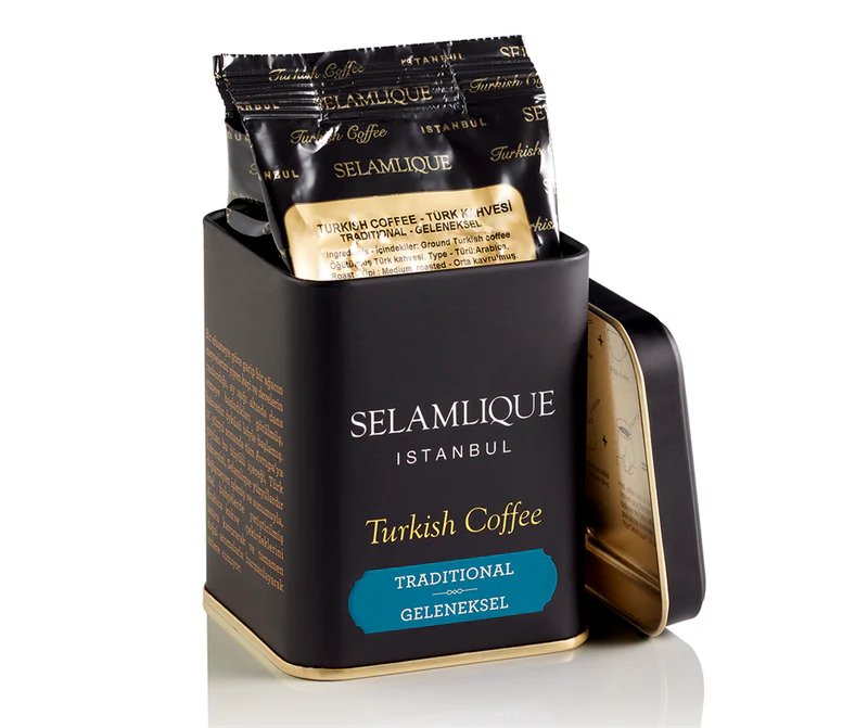 Selamlique Traditional Ground Turkish Coffee – 125g Box
