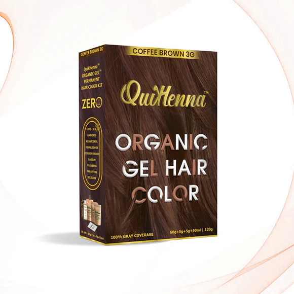Quikhenna Organic Gel Hair Color 210 Gm - 3G COFFEE BROWN