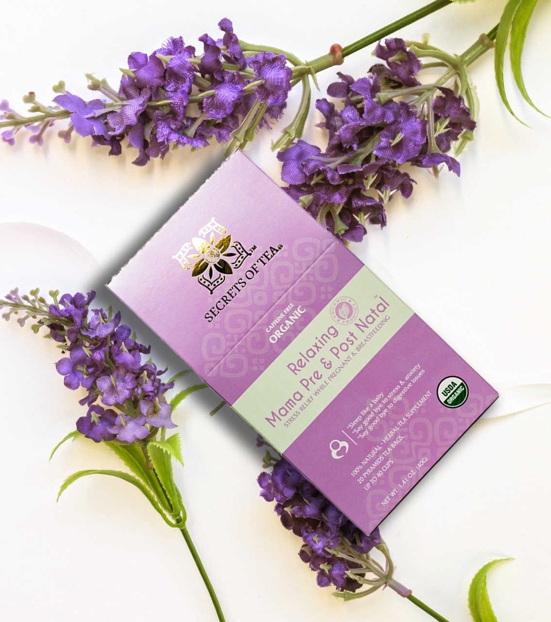 Stress Relief Tea: Relaxing Mama Tea-40 Servings- USDA Organic