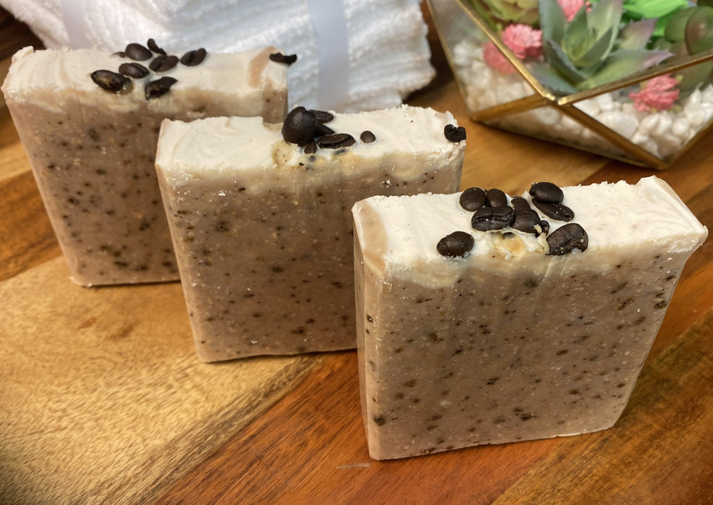 Large Goats Milk Coffee Scrub Soap