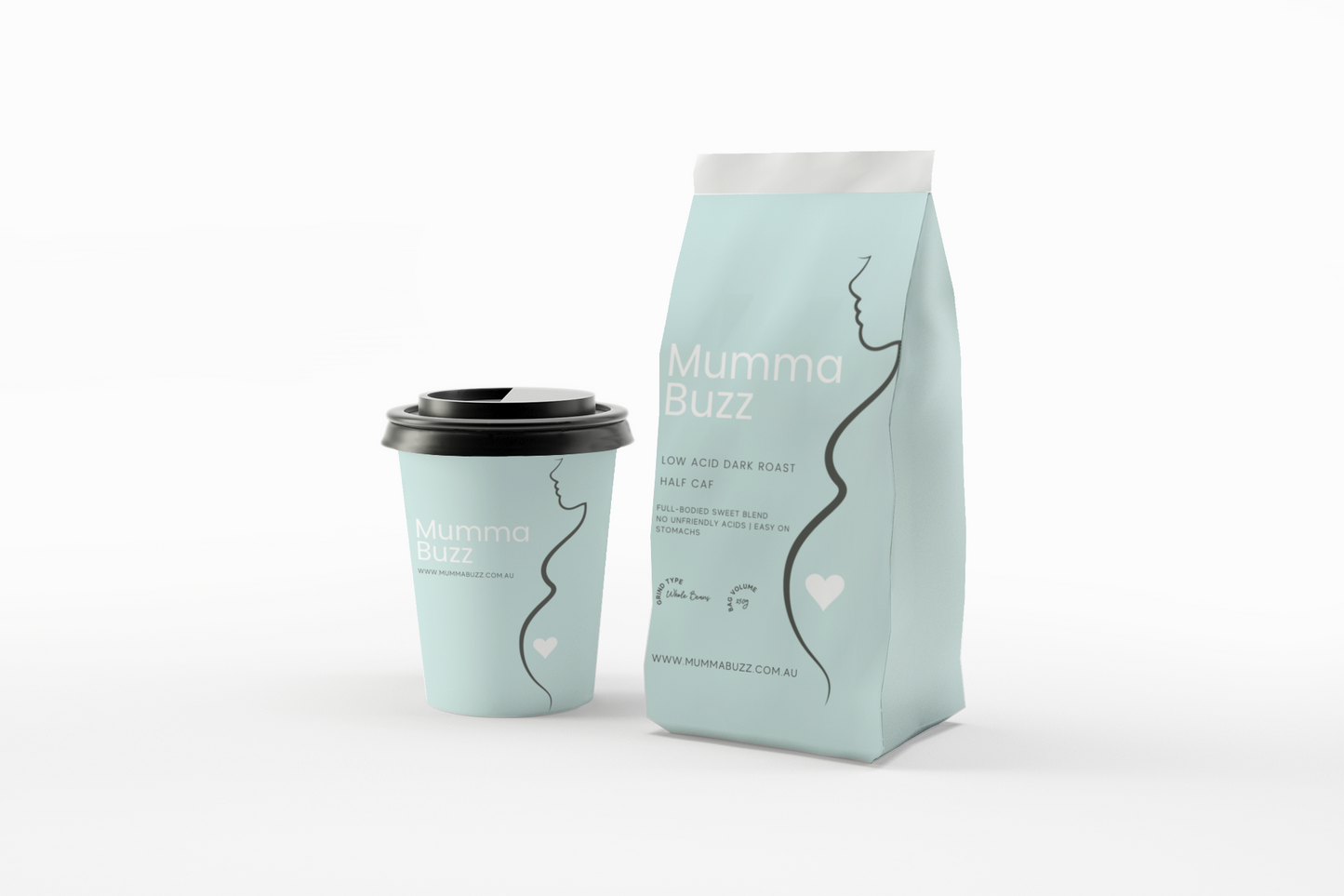 Half Caf Low Acid Coffee - 250g