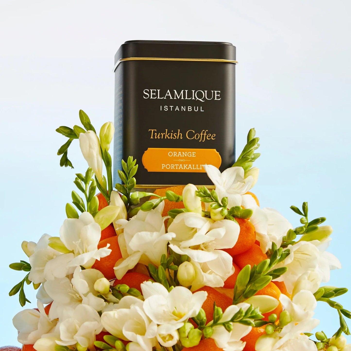 Selamlique Orange Flavoured Ground Turkish Coffee – 125g Box
