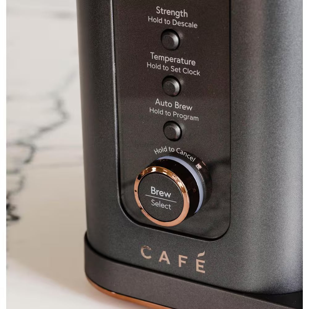 10 Cup Matte Black Specialty Drip Coffee Maker with Insulated Thermal Carafe, and Wifi Connected