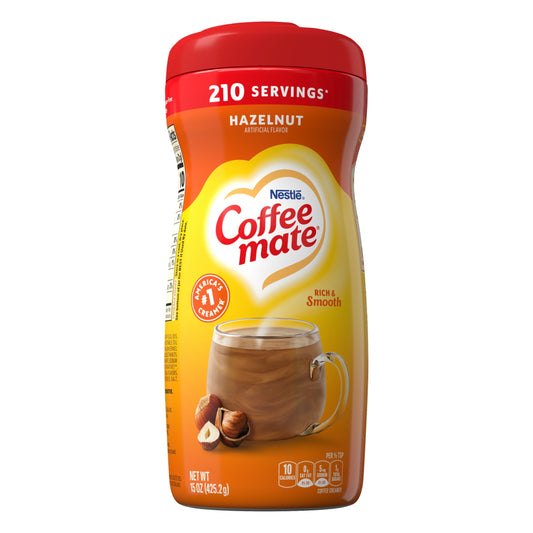Nestle Coffee Mate Hazelnut Powder Coffee Creamer, 15 Oz