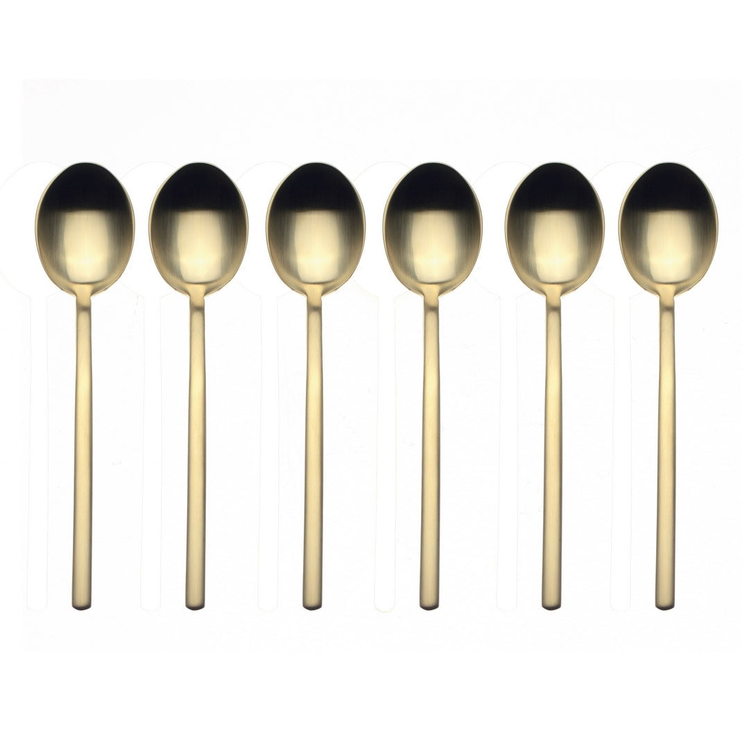 COFFEE SPOON SET 6 PCS DUE ICE ORO