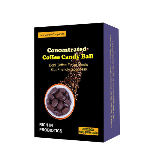Concentrated Coffee Candies, Individually Packaged, No Need for Brewing, with a Rich and Mellow Flavor. They Are Suitable for People Engaged in Outdoor Sports, Those at Parties, and Drivers.