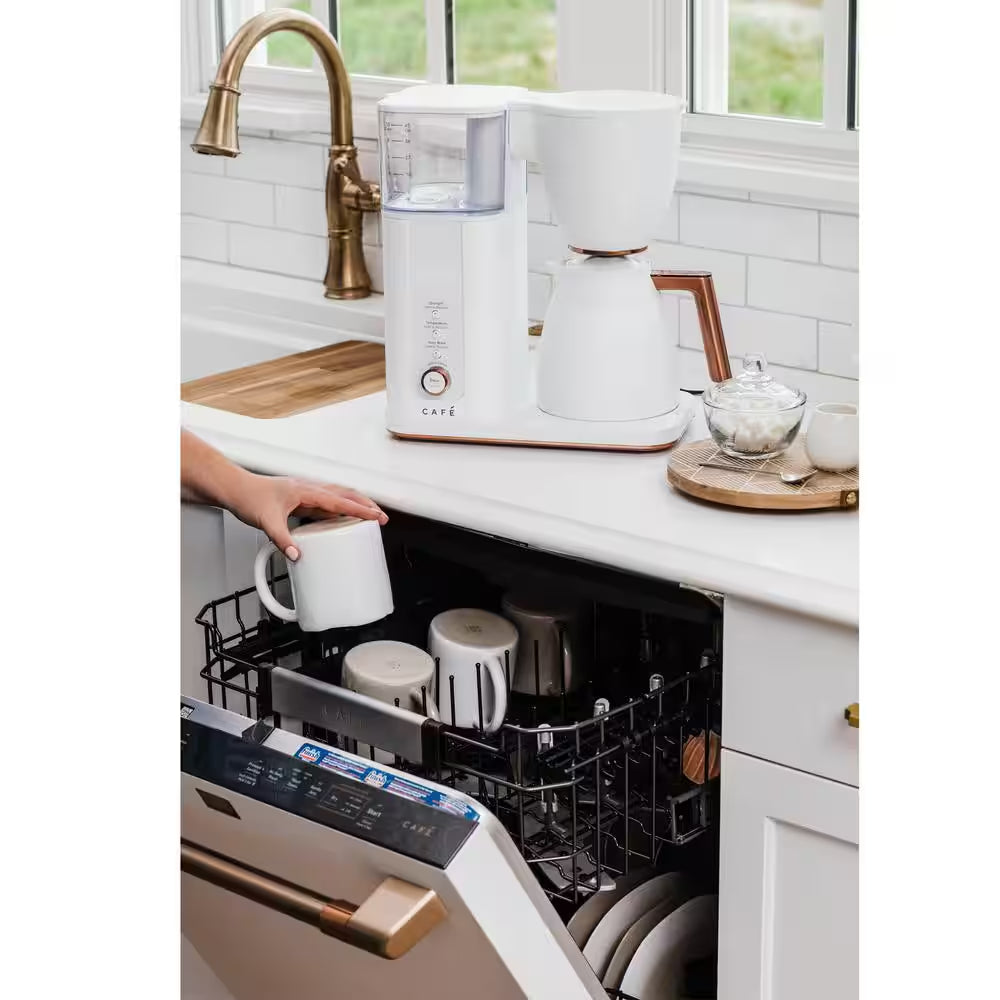10 Cup Matte White Specialty Drip Coffee Maker with Insulated Thermal Carafe, and Wifi Connected
