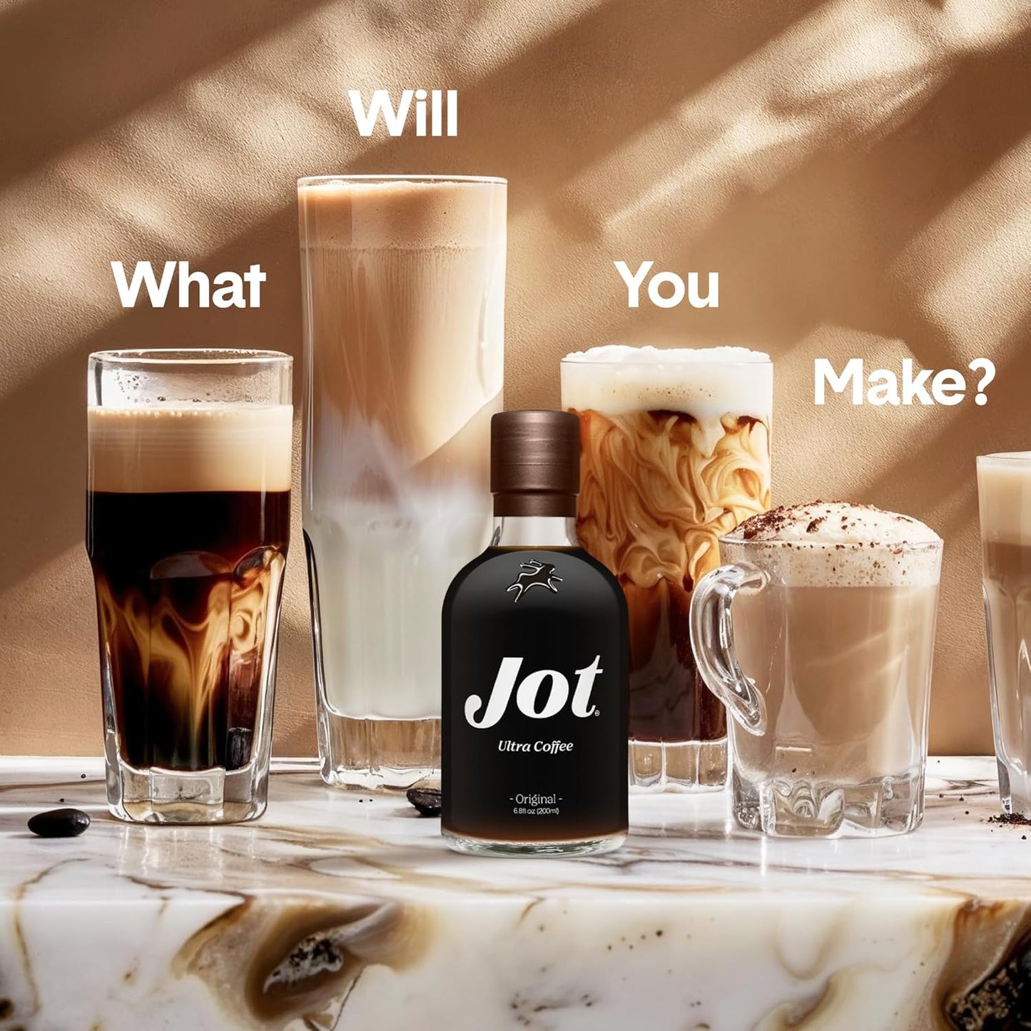 Coffee Concentrate (Original) High Caffeine Instant Cold Brew Coffee, Iced Coffee Instant Espresso, Hot + Cold Coffee Drinks - Make 14 Cups Instant Coffee Cold Brew Concentrate 150Mg Caffeine/Tbsp